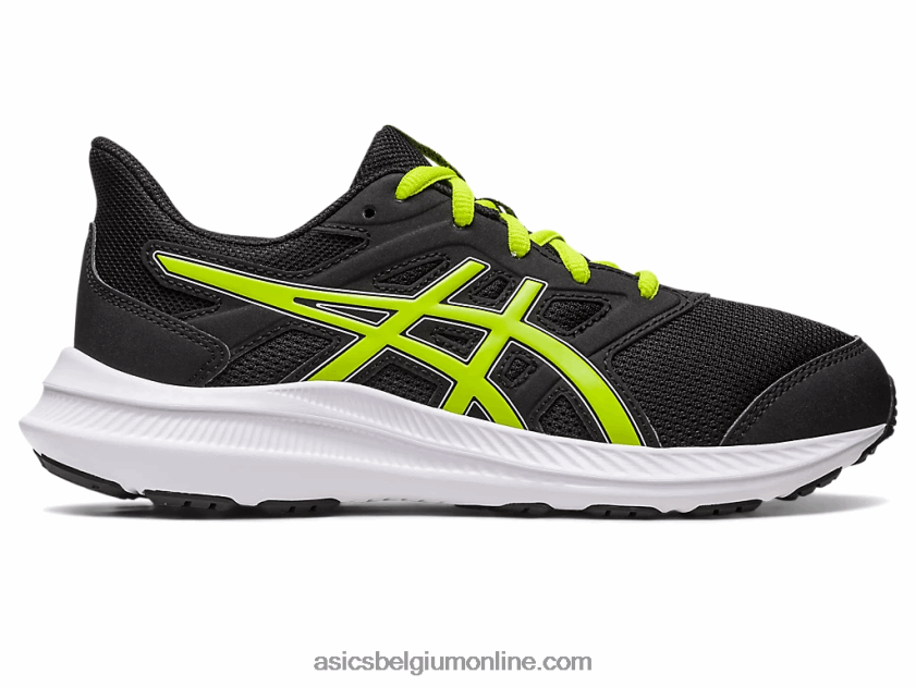 schok 4 lagere school V6HXR24268 zwarte/limoenschil Asics
