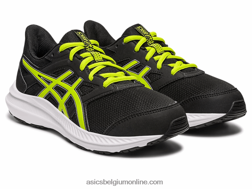 schok 4 lagere school V6HXR24268 zwarte/limoenschil Asics