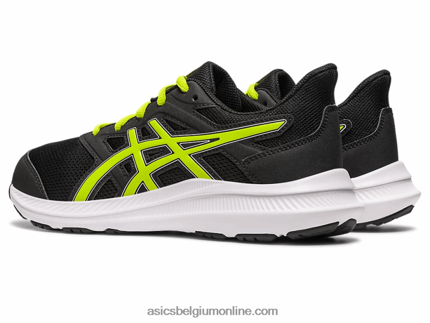 schok 4 lagere school V6HXR24268 zwarte/limoenschil Asics
