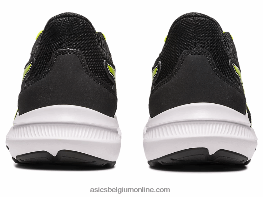 schok 4 lagere school V6HXR24268 zwarte/limoenschil Asics
