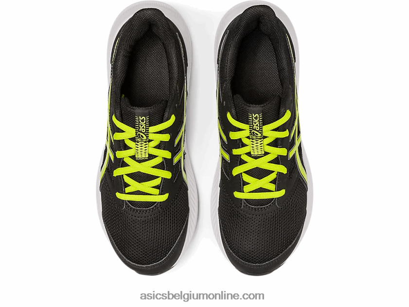 schok 4 lagere school V6HXR24268 zwarte/limoenschil Asics