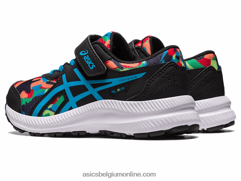 strijd 8 pre-school V6HXR24247 zwart/eilandblauw Asics