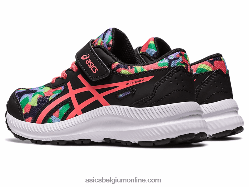 strijd 8 pre-school V6HXR24249 zwart/papaja Asics