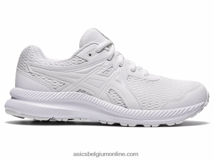 strijden met de 7e klas V6HXR24410 wit Asics