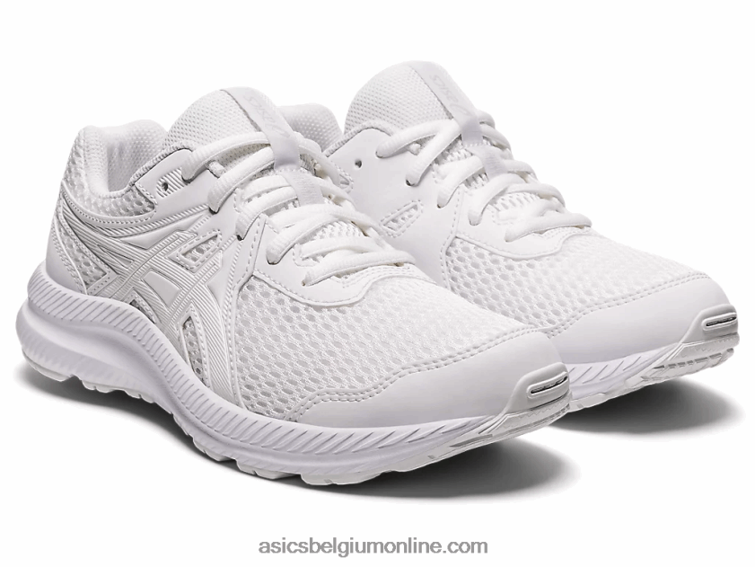 strijden met de 7e klas V6HXR24410 wit Asics
