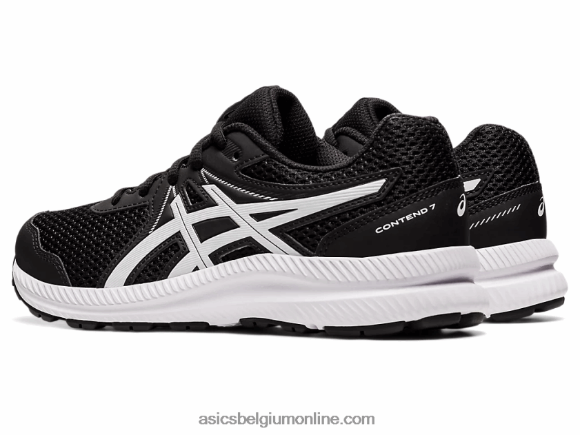strijden met de 7e klas V6HXR24542 zwart wit Asics