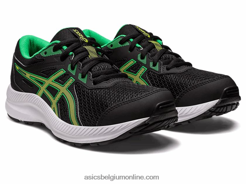 strijden met groep 8 V6HXR24246 zwarte/limoenschil Asics