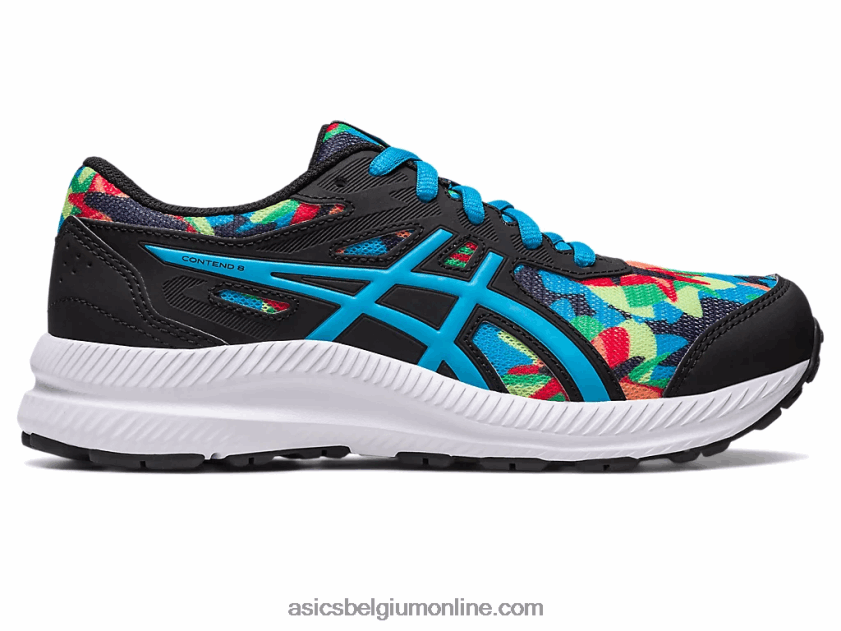 strijden met groep 8 V6HXR24256 zwart/eilandblauw Asics