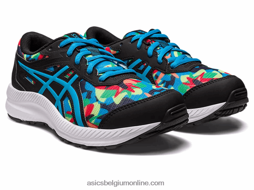 strijden met groep 8 V6HXR24256 zwart/eilandblauw Asics