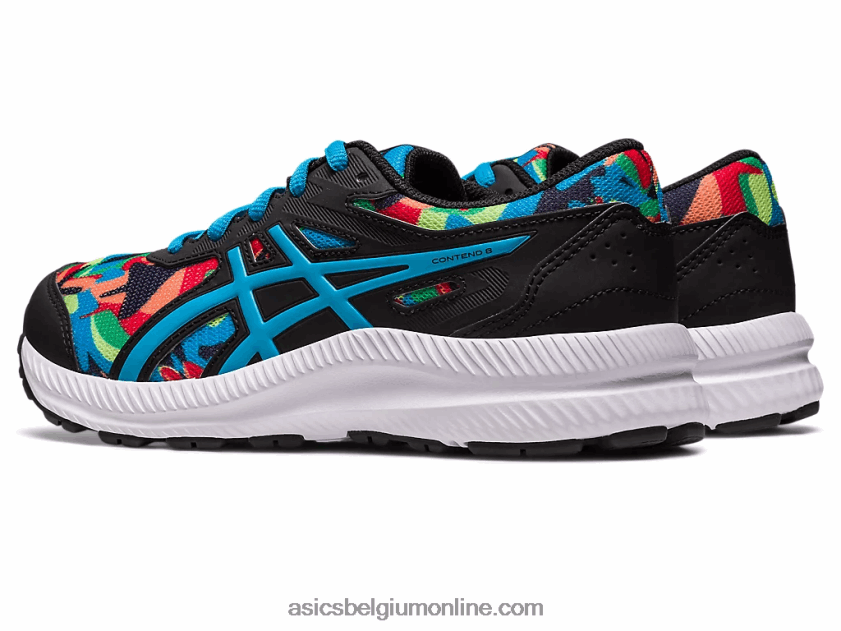 strijden met groep 8 V6HXR24256 zwart/eilandblauw Asics