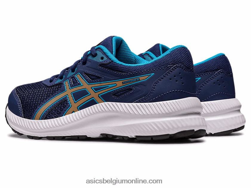 strijden met groep 8 V6HXR24286 indigo blauw/zon perzik Asics