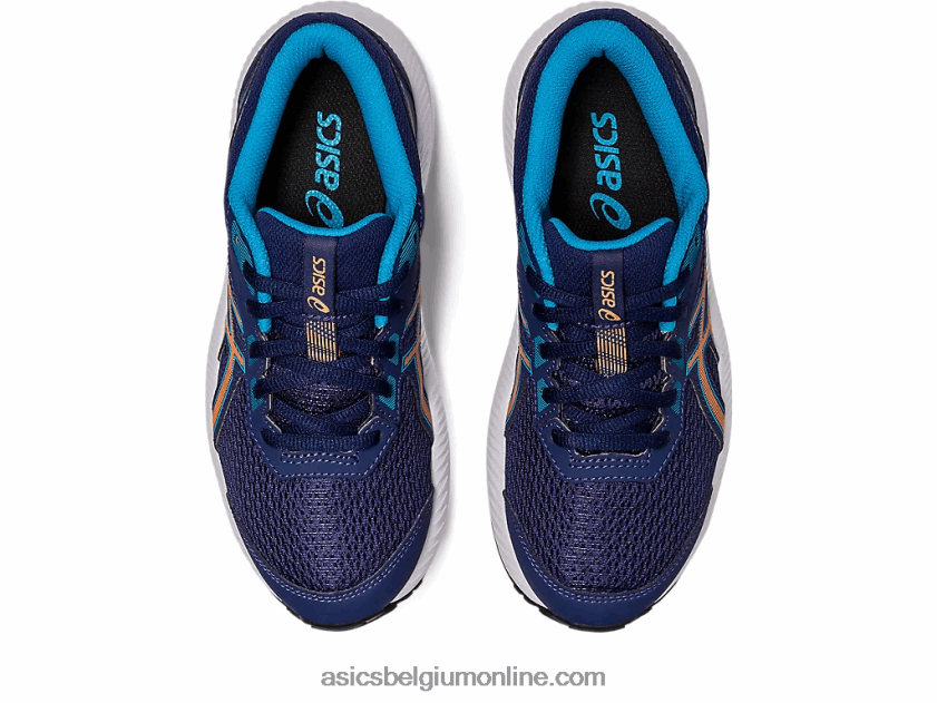 strijden met groep 8 V6HXR24286 indigo blauw/zon perzik Asics
