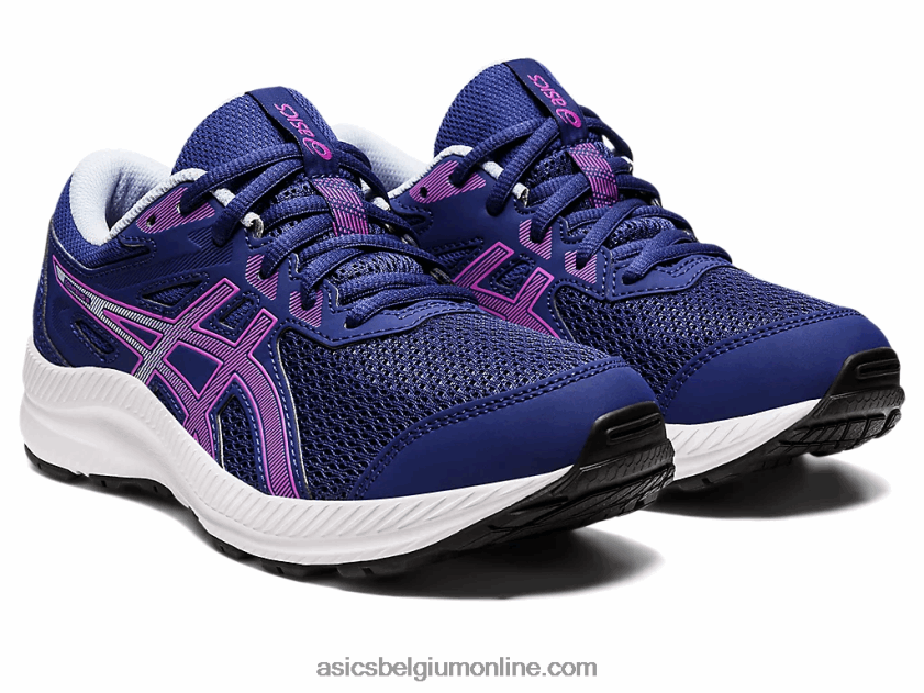 strijden met groep 8 V6HXR24399 duikblauw/orchidee Asics