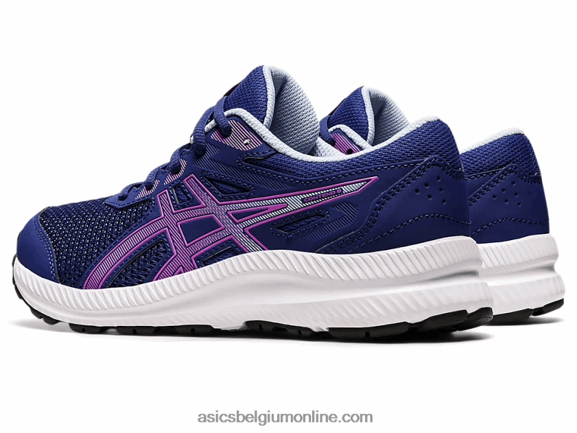 strijden met groep 8 V6HXR24399 duikblauw/orchidee Asics