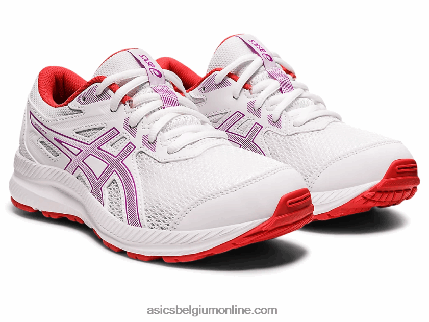 strijden met groep 8 V6HXR24404 wit/orchidee Asics