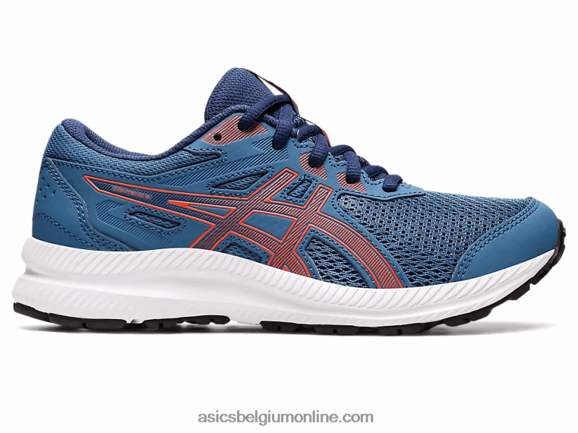 strijden met groep 8 V6HXR24409 azuur/cherrytomaat Asics