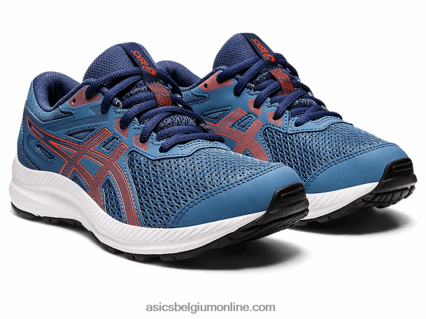strijden met groep 8 V6HXR24409 azuur/cherrytomaat Asics