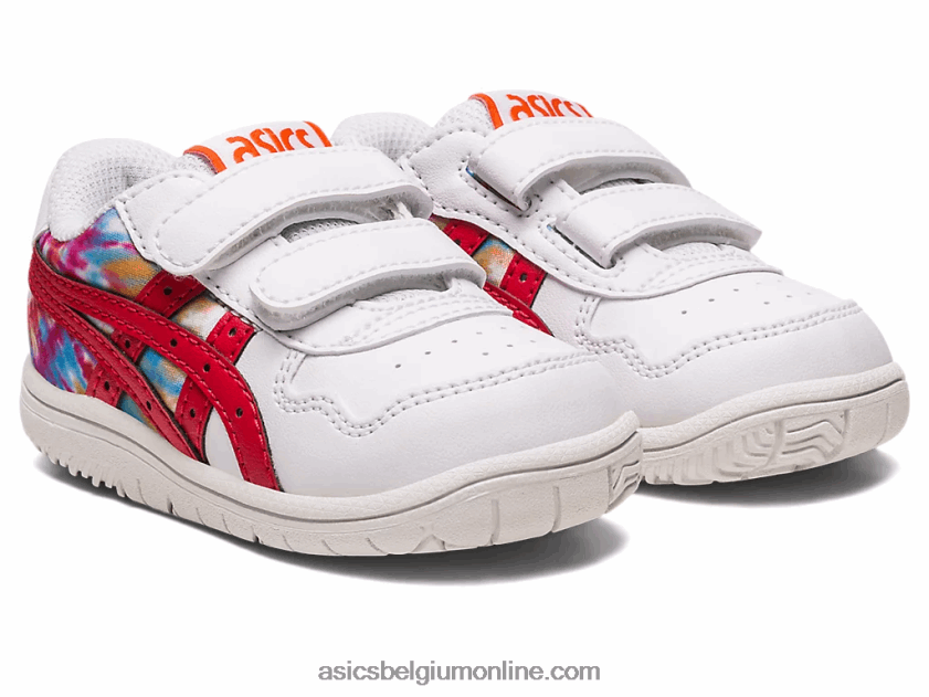 Japanse peutermaat V6HXR24329 wit/klassiek rood Asics