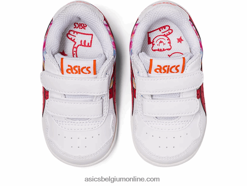 Japanse peutermaat V6HXR24329 wit/klassiek rood Asics