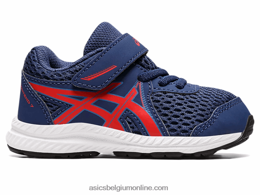 strijd 7 peuter maat V6HXR24390 diepe oceaan/klassiek rood Asics
