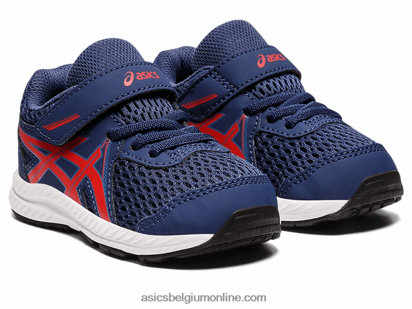 strijd 7 peuter maat V6HXR24390 diepe oceaan/klassiek rood Asics