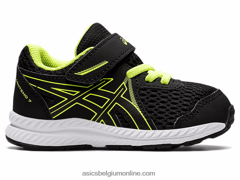 strijd 7 peuter maat V6HXR24485 zwart/gevarengroen Asics