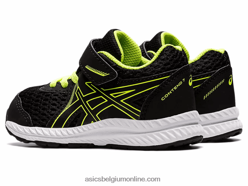 strijd 7 peuter maat V6HXR24485 zwart/gevarengroen Asics