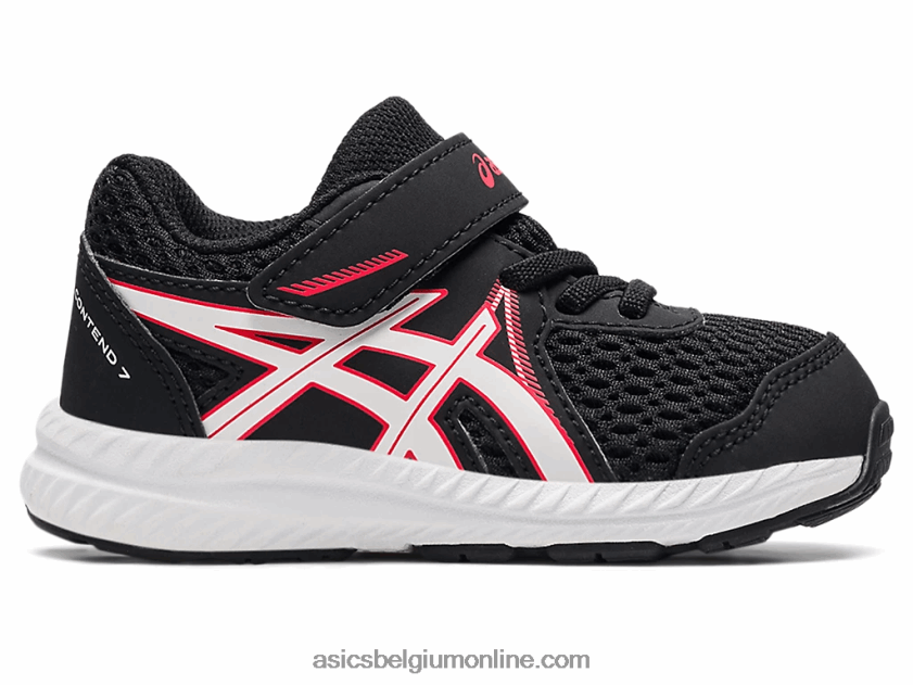 strijd 7 peuter maat V6HXR24523 zwart/elektrisch rood Asics