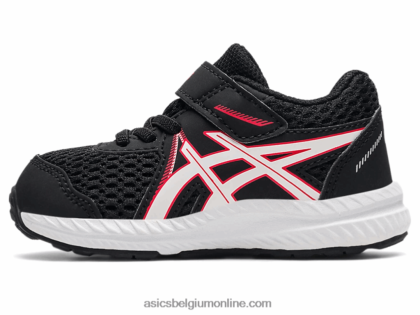 strijd 7 peuter maat V6HXR24523 zwart/elektrisch rood Asics