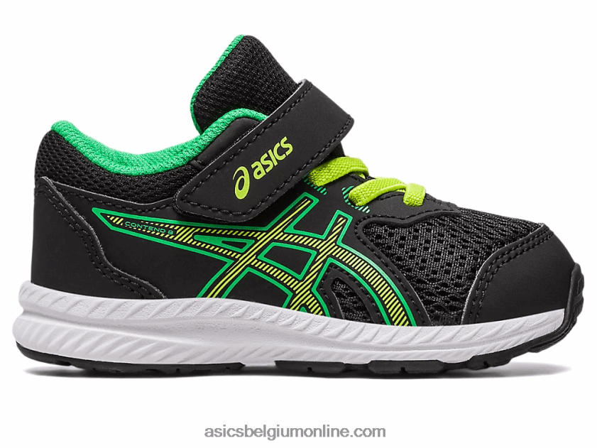 strijd 8 peuter maat V6HXR24316 zwarte/limoenschil Asics