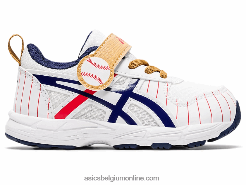strijden 6 peuter maat V6HXR24555 wit/peacoat Asics