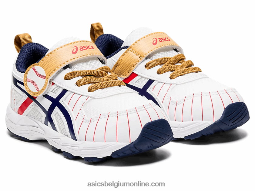 strijden 6 peuter maat V6HXR24555 wit/peacoat Asics