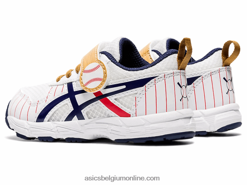 strijden 6 peuter maat V6HXR24555 wit/peacoat Asics
