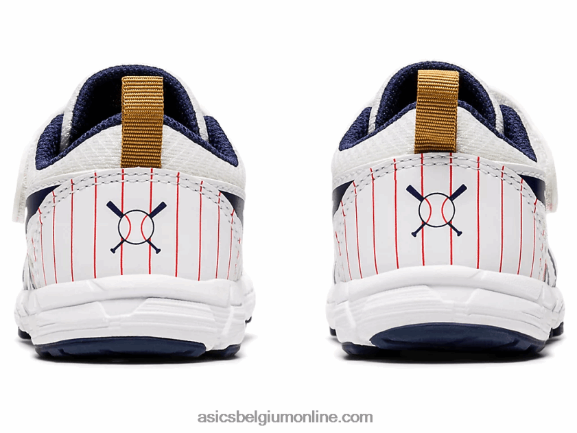 strijden 6 peuter maat V6HXR24555 wit/peacoat Asics