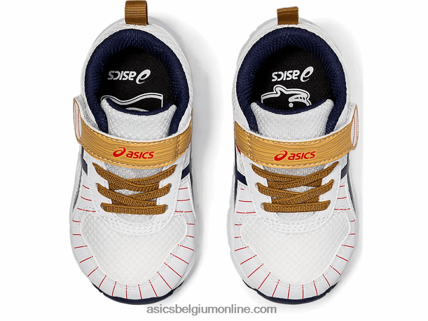 strijden 6 peuter maat V6HXR24555 wit/peacoat Asics
