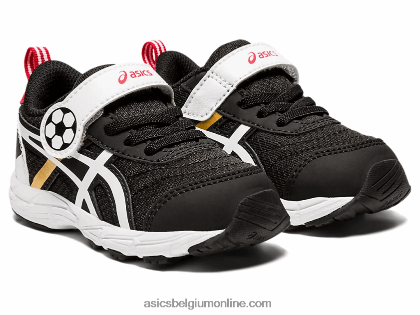 strijden 6 peuter maat V6HXR24556 zwart/puur goud Asics