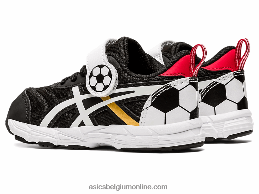 strijden 6 peuter maat V6HXR24556 zwart/puur goud Asics