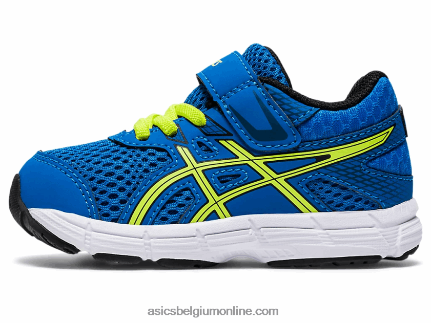 strijden 6 peuter maat V6HXR24562 directoire blauw/limoenschil Asics