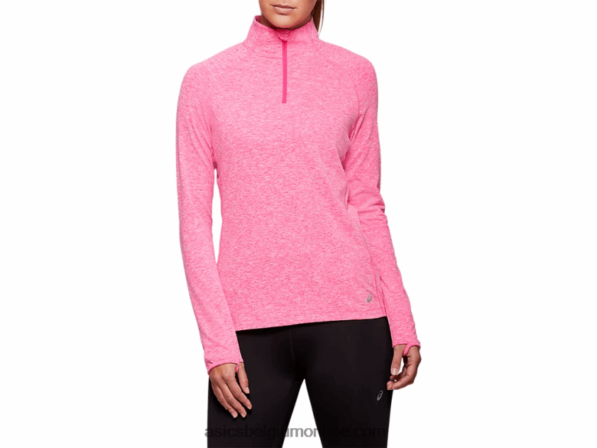 Dorai-top met kwartrits voor dames V6HXR24206 roze glo heide Asics