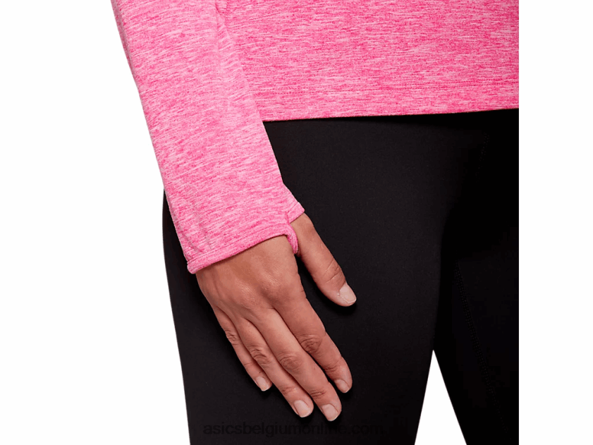 Dorai-top met kwartrits voor dames V6HXR24206 roze glo heide Asics