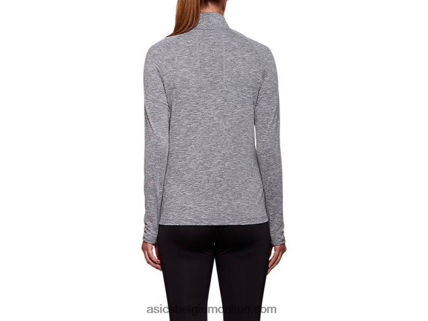 Dorai-top met kwartrits voor dames V6HXR24207 donkergrijze heide Asics