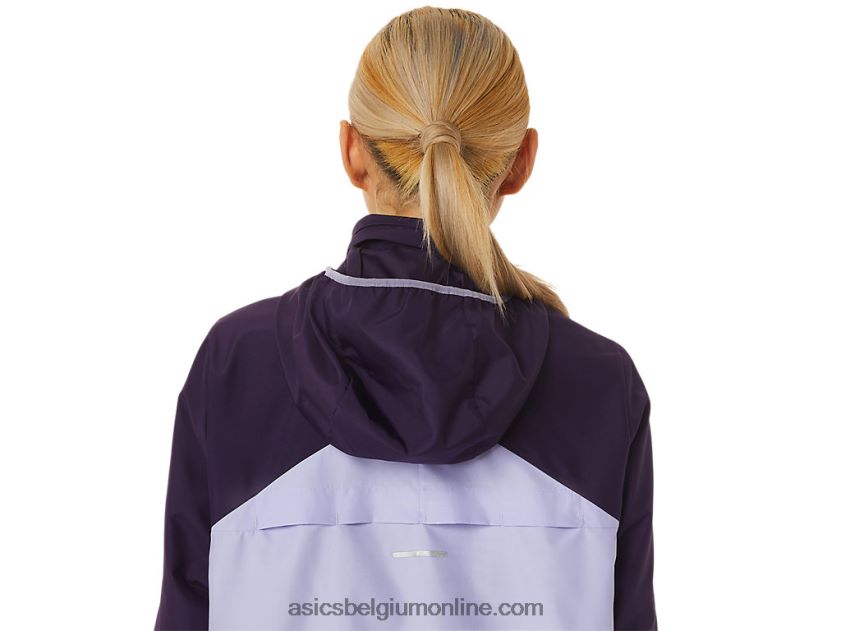Fujitrail-anorak voor dames V6HXR23084 nachtschaduw/damp Asics