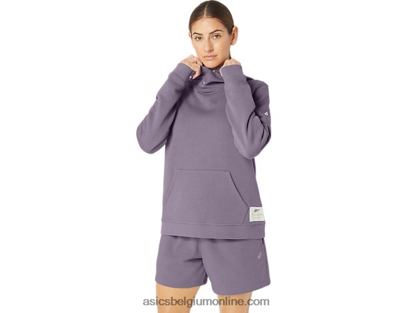 Sunday Sana-fleecehoodie voor dames V6HXR22156 violet kwarts Asics