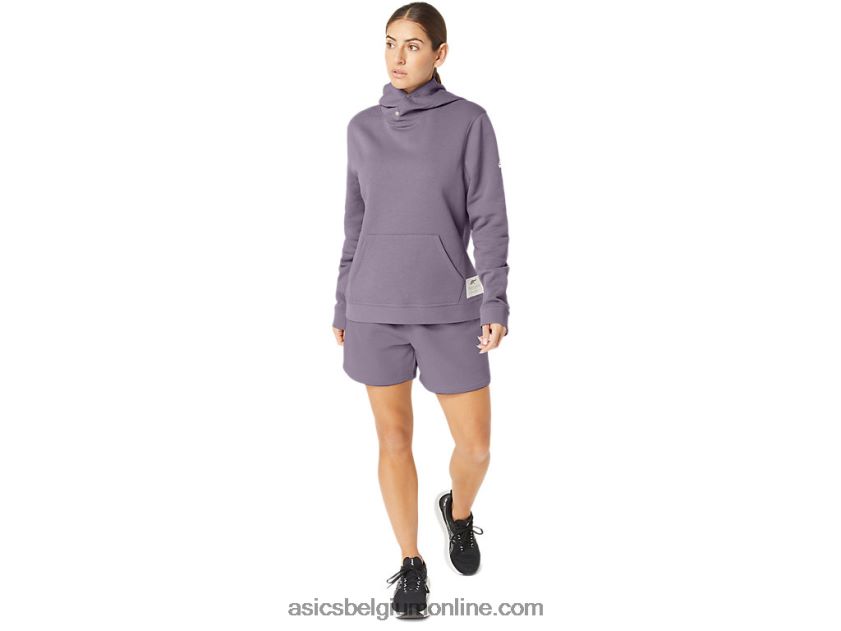Sunday Sana-fleecehoodie voor dames V6HXR22156 violet kwarts Asics