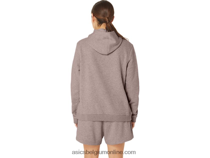 Sunday Sana-fleecehoodie voor dames V6HXR22157 reekalf Asics
