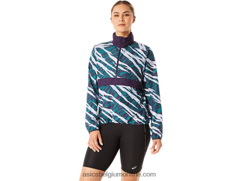 anorak in wilde camo voor dames V6HXR23071 nachtschaduw/fluweel grenen Asics