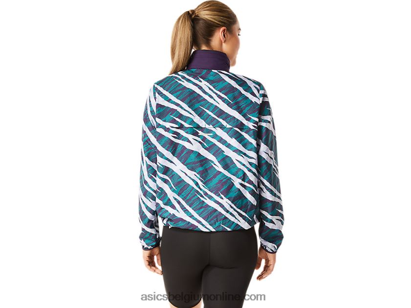 anorak in wilde camo voor dames V6HXR23071 nachtschaduw/fluweel grenen Asics