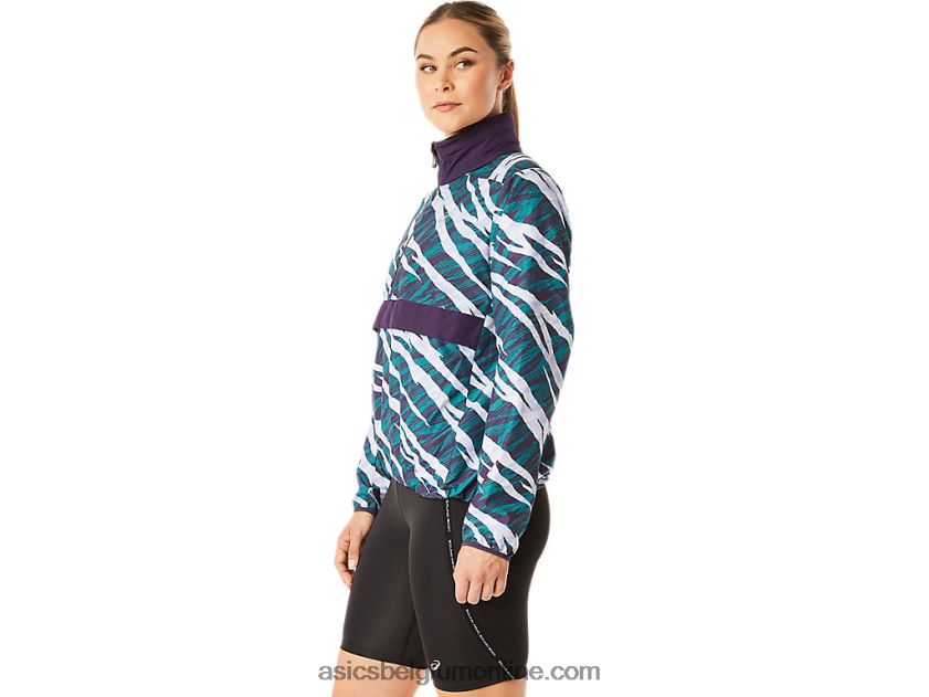 anorak in wilde camo voor dames V6HXR23071 nachtschaduw/fluweel grenen Asics