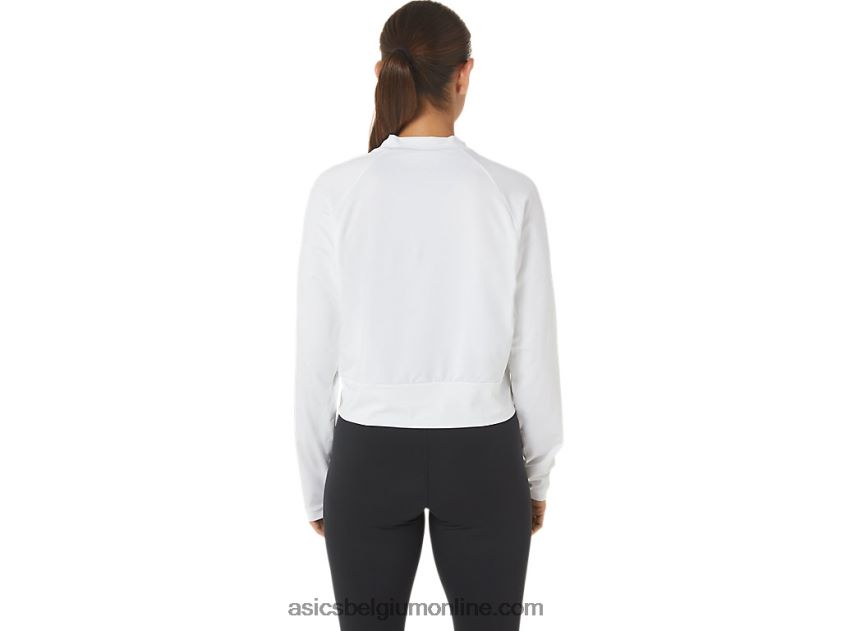 dames de nieuwe sterke hergebruikte trui V6HXR22690 wit Asics