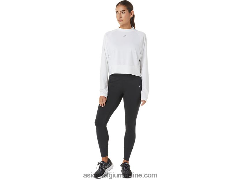 dames de nieuwe sterke hergebruikte trui V6HXR22690 wit Asics